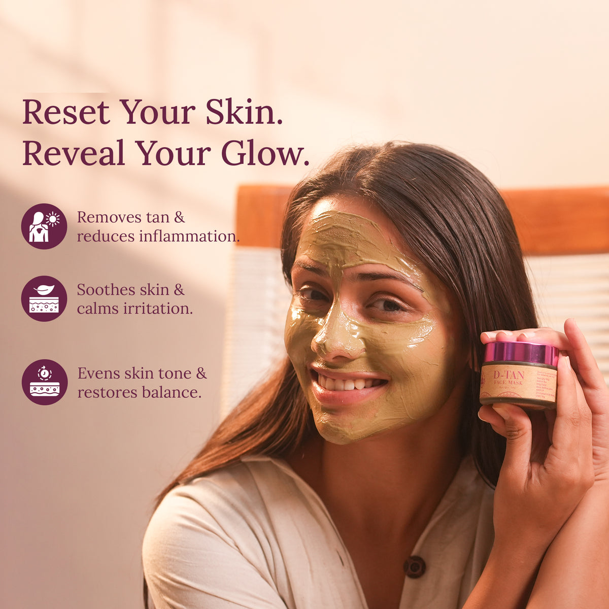D-Tan Face Mask