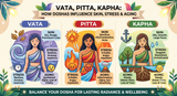 Vata, Pitta, Kapha: How Doshas Influence Skin, Stress and Aging
